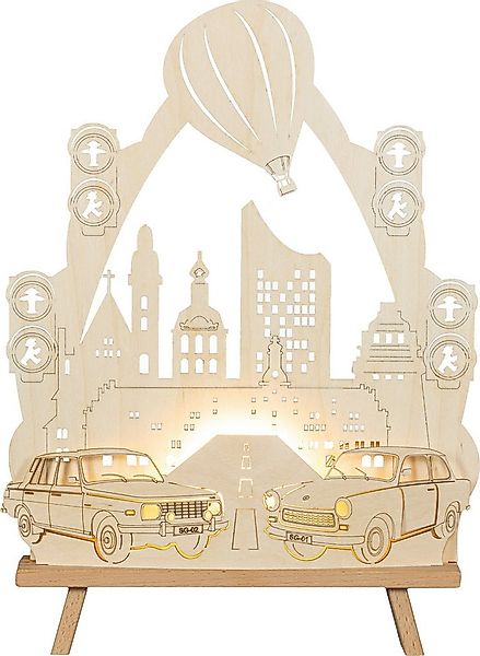 SAICO Original LED Schwibbogen Dekoleuchte-Spitze, Trabant und Wartburg, in günstig online kaufen