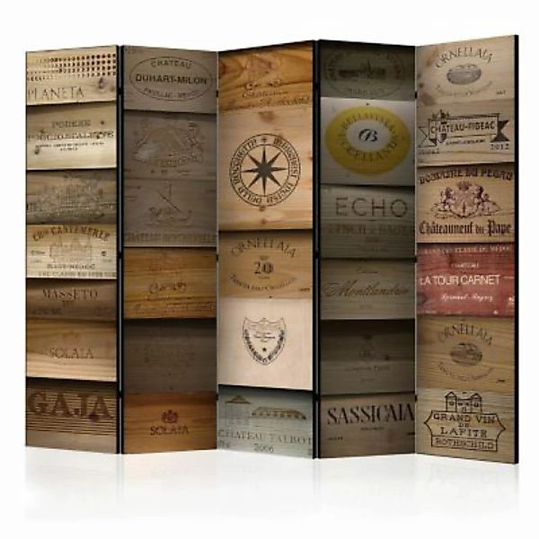 artgeist Paravent Old Vineyard II [Room Dividers] grau-kombi Gr. 225 x 172 günstig online kaufen