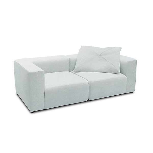Sofa 800013, 2-Sitzer, rechteckig, gepolsterte Rückenlehne, 2er Couch, 216 günstig online kaufen