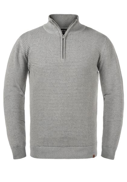 Indicode Troyer IDRichard Strickpulli mit Stehkragen günstig online kaufen