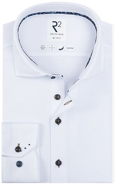 R2 Hemd Fine Twill Weiß  - Größe 38 günstig online kaufen