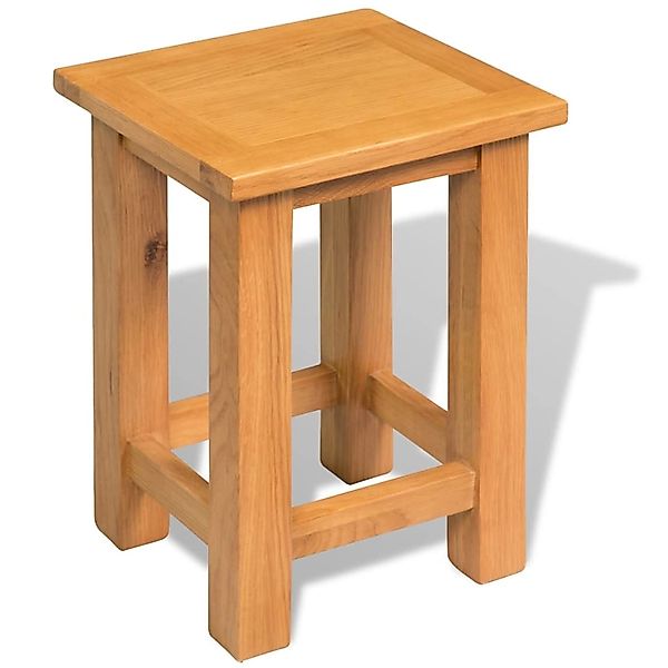 vidaXL Beistelltische 2 Stk. 27x24x37 cm Massivholz Eiche günstig online kaufen