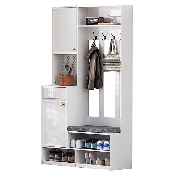 Refined Living Garderoben-Set 6-in-1 Garderobenset,Flurgarderobe mit günstig online kaufen