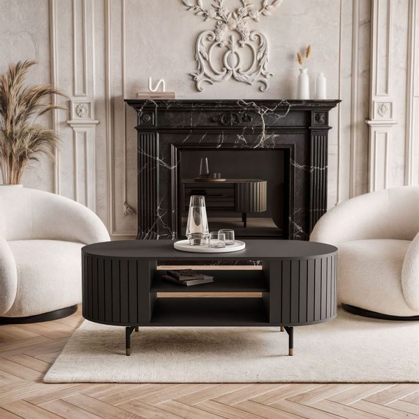 yourhouse24 Couchtisch ELODIE mit Ablagefläche Kaschmir, günstig online kaufen
