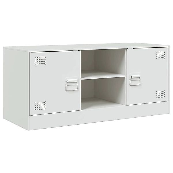 vidaXL TV-Schrank Weiß 99x39x44 cm Stahl 841690 günstig online kaufen