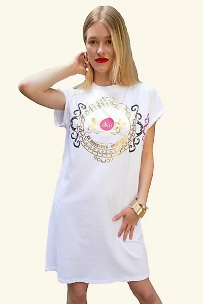 KR-Industries Minikleid Kleid KR Gold mit Applikationen, eleganter Style, g günstig online kaufen