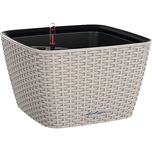 Lechuza® Pflanzgefäß Bacino Cottage Sandbraun 30 x 30 cm Bewässerungssystem günstig online kaufen