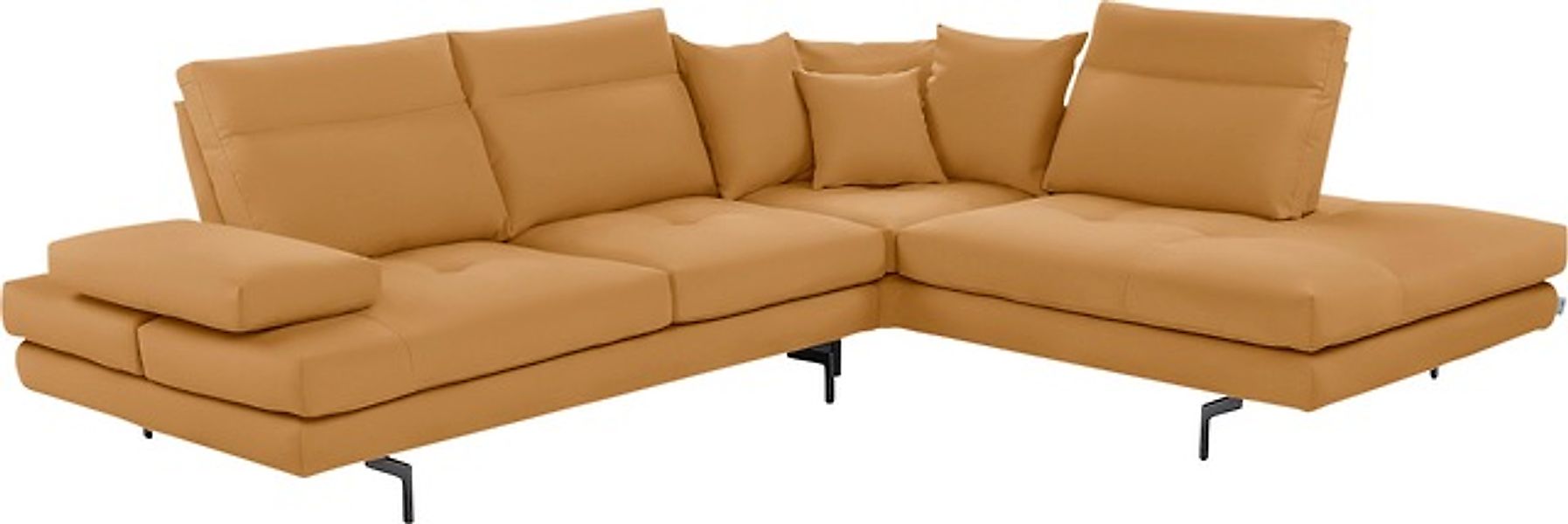 CALIA ITALIA Ecksofa »Toby Wing, Komfortsofa mit Sitzkomfort der Extraklass günstig online kaufen