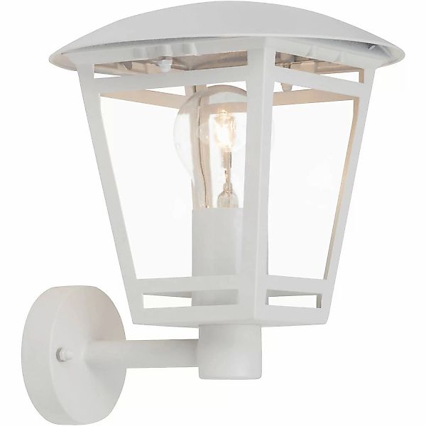 Brilliant Außen-Wandlampe Riley Weiß 24 cm x 23 cm günstig online kaufen