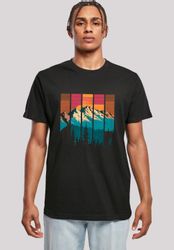 F4NT4STIC T-Shirt "Berg Sonnenuntergang Retro" Premium Qualität günstig online kaufen