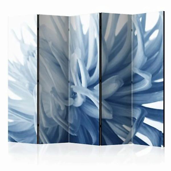 artgeist Paravent Flower - blue dahlia II [Room Dividers] weiß-kombi Gr. 22 günstig online kaufen