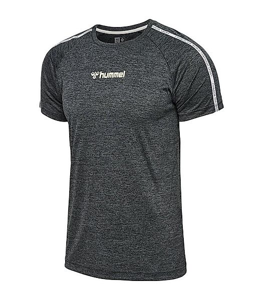 hummel T-Shirt hmlDucas (100% Polyester) Kurzarm schwarz/grau Herren günstig online kaufen