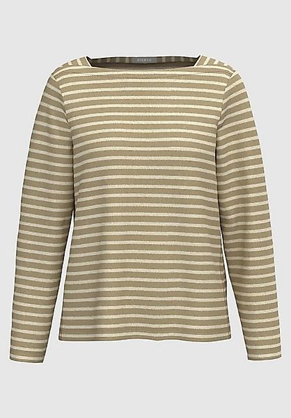 bianca Langarmshirt LOTTA Lässiger Streifen-Sweater mit U-Boot Ausschnitt günstig online kaufen