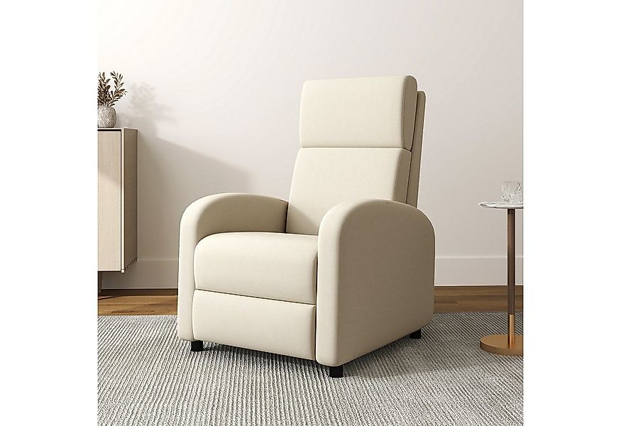 HOMCOM Relaxsessel Fernsehsessel mit Liegefunktion (gepolstert TV-Sessel, 1 günstig online kaufen