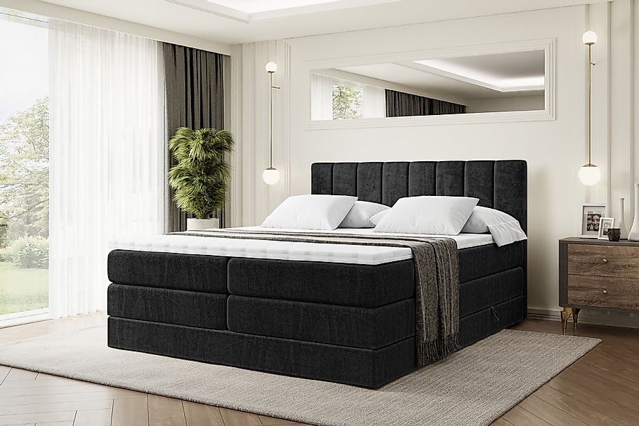 ALTDECOR Boxspringbett OTTA KING (Multipocket-Matratze H4, günstig online kaufen