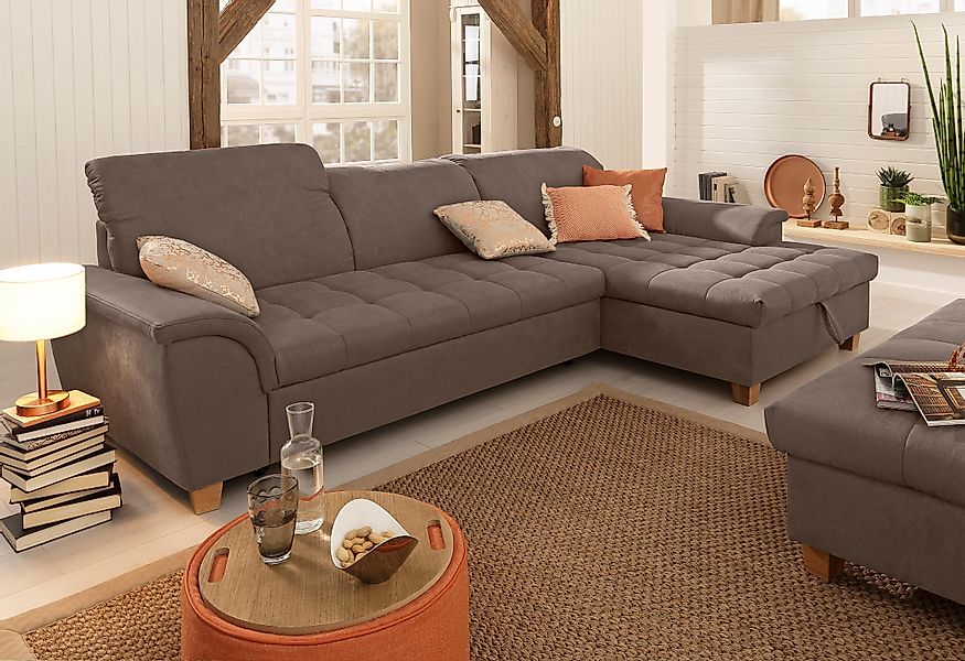 Home affaire Ecksofa Lyla L-Form, mit günstig online kaufen