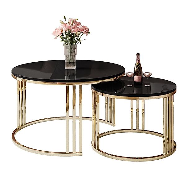 Lookway Couchtisch LORI 2in1 runder Couchtisch günstig online kaufen