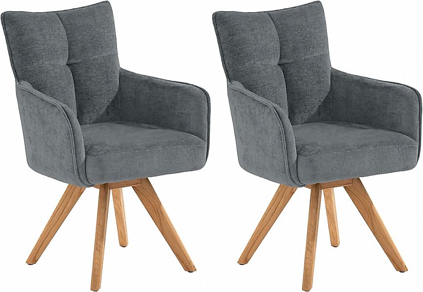 set one by Musterring Armlehnstuhl "Tucson" (Set) 2er-Set, drehbar mit Rück günstig online kaufen