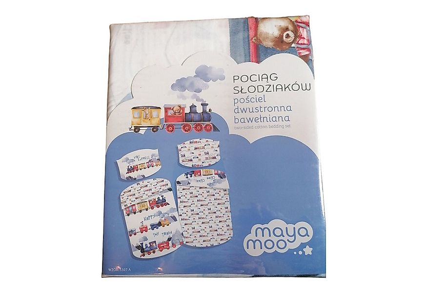 Detexpol Babybettwäsche Baby-Bettwäsche „Toy Train Adventure“ 100x135 + 40x günstig online kaufen