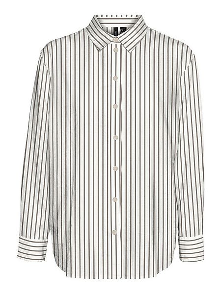 Vero Moda Blusenshirt Basic Rundhals VMLINN LS SHIRT WVN NOOS günstig online kaufen