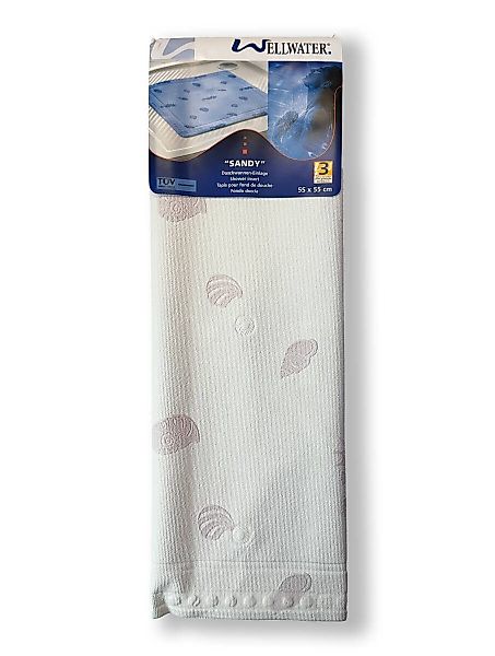 Wellwater Duschmatte Sandy, Saugnäpfe, Rutschhemmend, mit günstig online kaufen