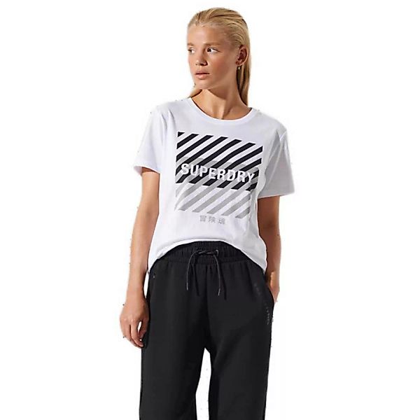 Superdry Core Sport Kurzarm T-shirt S Optic günstig online kaufen