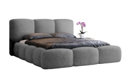 Luxusbetten24 Polsterbett Designer Polsterbett Alena Bouclé, günstig online kaufen