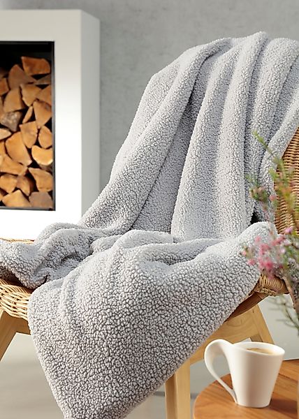 Wohndecke Wohn- und Kuscheldecke, Biederlack, Teddyplüsch günstig online kaufen