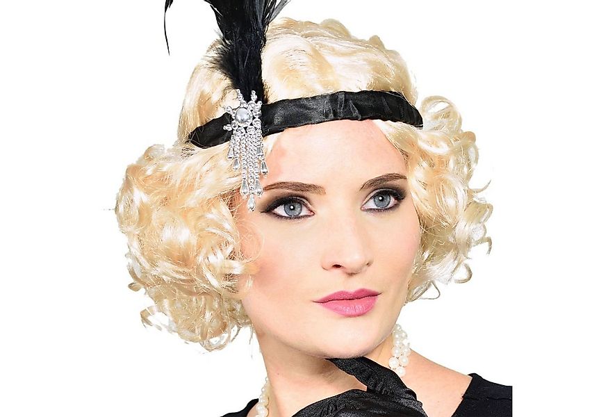 Goods+Gadgets Kostüm-Perücke Charleston 20er Jahre Outfit Accessoire, Blond günstig online kaufen