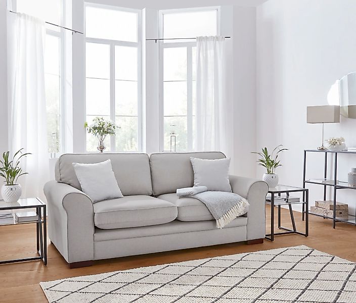 Home affaire "Broughton" weicher Sitzkomfort, incl. 2 Zierkissen, Keder günstig online kaufen