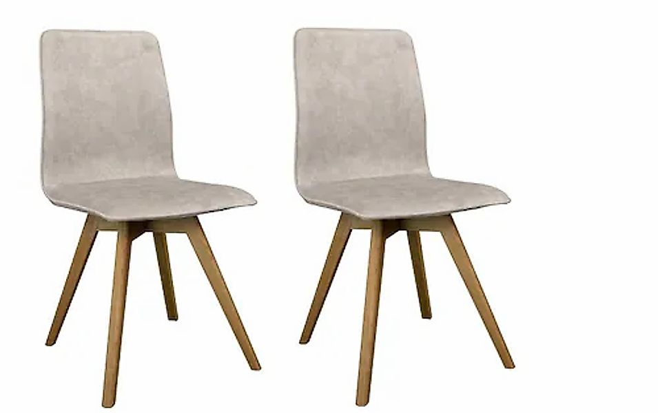 andas Esszimmerstuhl »Rania« (Set) 2 Stk. Samtvelours Massivholzgestell, mi günstig online kaufen