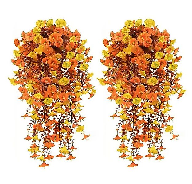 Kunstblumenstrauß 2 Stück Künstlich Hängende Blumen, Kunstblumen Veilchen H günstig online kaufen