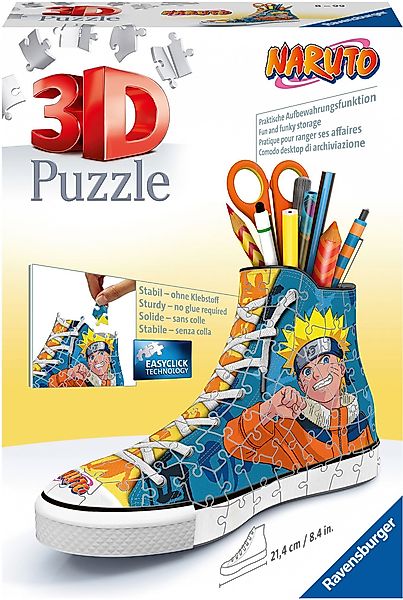 Ravensburger 3D-Puzzle Sneaker Naruto, 108 Puzzleteile, günstig online kaufen