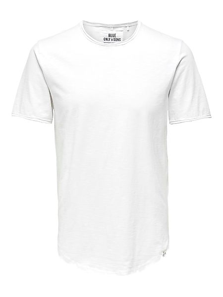 Only & Sons Herren Rundhals T-Shirt ONSBENNE LONGY - Regular Fit günstig online kaufen
