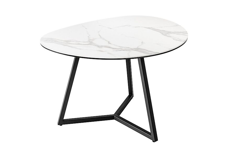 riess-ambiente Couchtisch MARVELOUS 70cm weiß / schwarz (Einzelartikel, 1-S günstig online kaufen