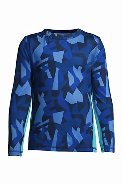 Active Langarm-Shirt Camouflage, Größe: 122/128, Blau, Polyester-Mischung, günstig online kaufen
