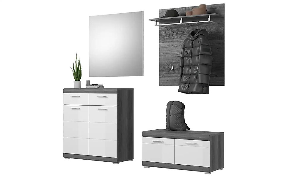 Garderoben-Set  Scout ¦ weiß ¦ Maße (cm): B: 195 H: 197 T: 40.0 Garderoben günstig online kaufen