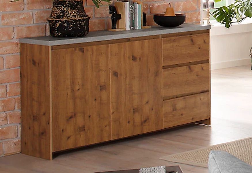 Home affaire Sideboard »Maribo«, Kommode im modernen Landhaus-Stil, mit Bet günstig online kaufen