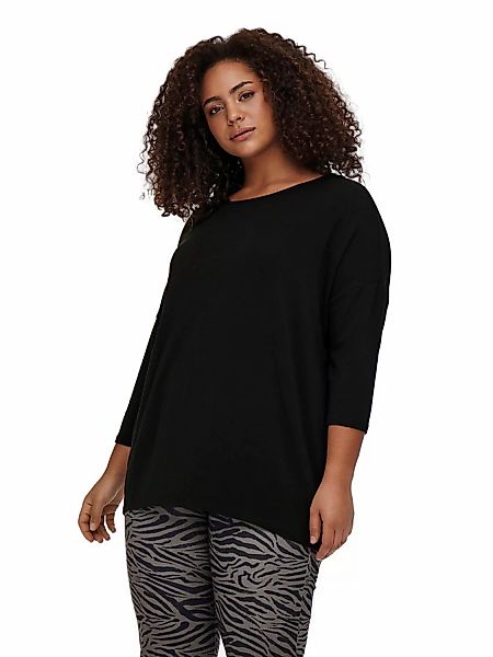 Carmakoma by Only Damen Langarmshirt CARLAMOUR 3/4 - Plus Size günstig online kaufen