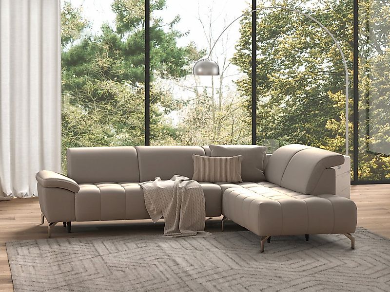 sit&more Ecksofa »Cool L-Form«, wahlweise mit Kopfteilverstellung und Vorzi günstig online kaufen