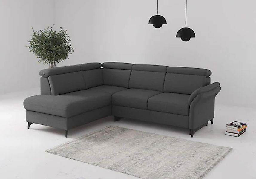 sit&more Ecksofa »Glendale« inkl. Kopfteilverstellung,wahlweise mit Vorzieh günstig online kaufen