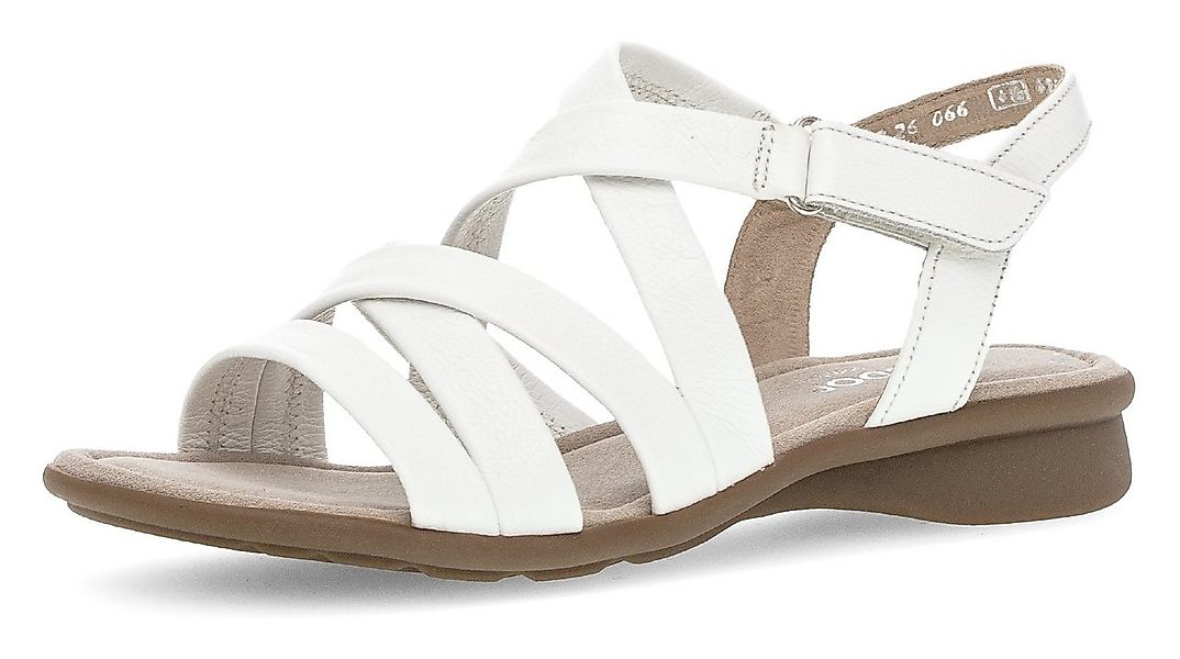 Gabor FLORENZ Sandalette, Sommerschuh, Komfortschuh, Riemchensandale in Wei günstig online kaufen