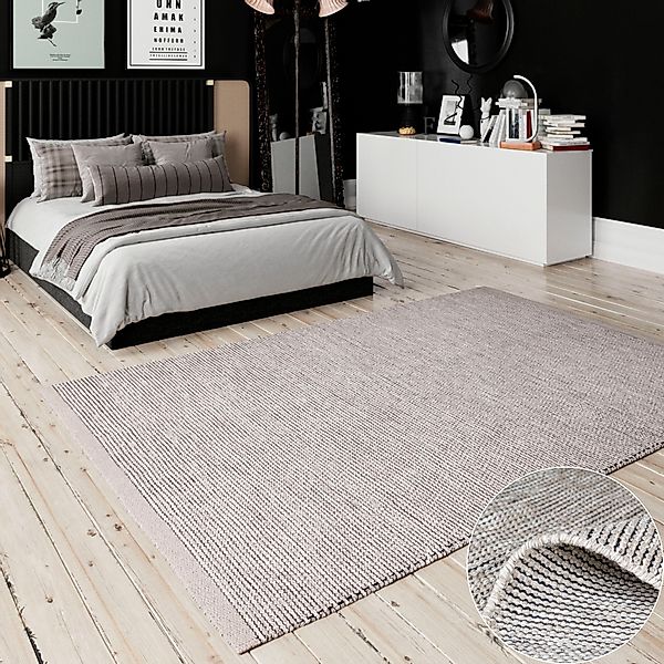 OTTO home Wollteppich "Odenne" rechteckig 10 mm Höhe handgewebter Wendetepp günstig online kaufen