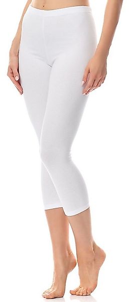 Antie Leggings Damen 3/4 Capri Hose AN60-101 (1-tlg) aus Baumwolle günstig online kaufen