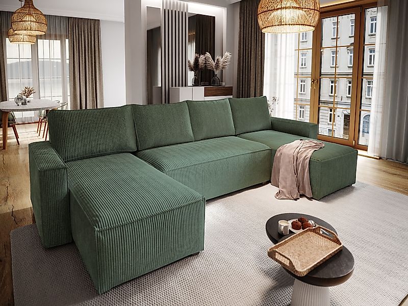 Masseno Ecksofa ASPRA mit Schlaffunktion U-Form, günstig online kaufen