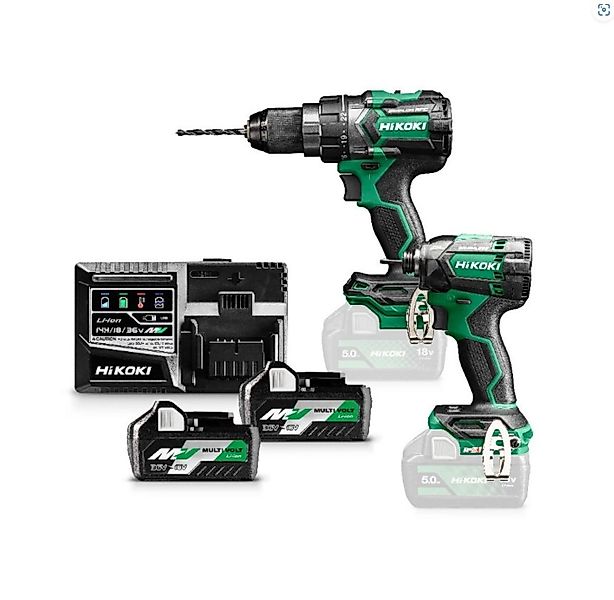 HiKOKI Akku-Bohrschrauber Hikoki Combo-Set - KC18DCWAZ, günstig online kaufen