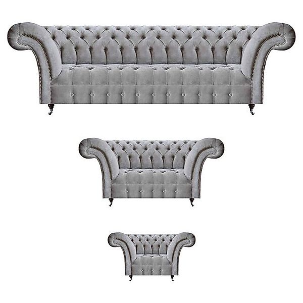 JVmoebel Chesterfield-Sofa Neu Sofagarnitur Sofas Couch Polstermöbel Design günstig online kaufen