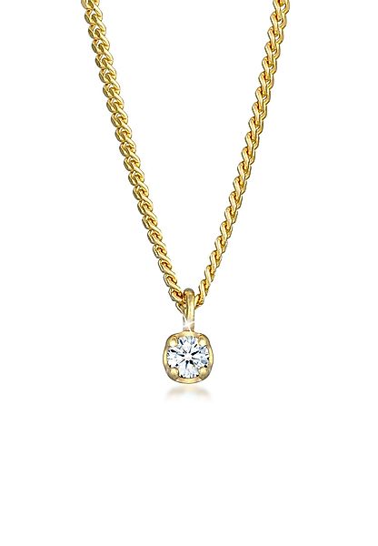 Elli DIAMONDS Kette mit Anhänger Solitär günstig online kaufen