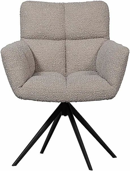 WOOOD Esszimmerstuhl »Vinny«, mit Armlehnen, Drehfuß, Breite 70 cm günstig online kaufen