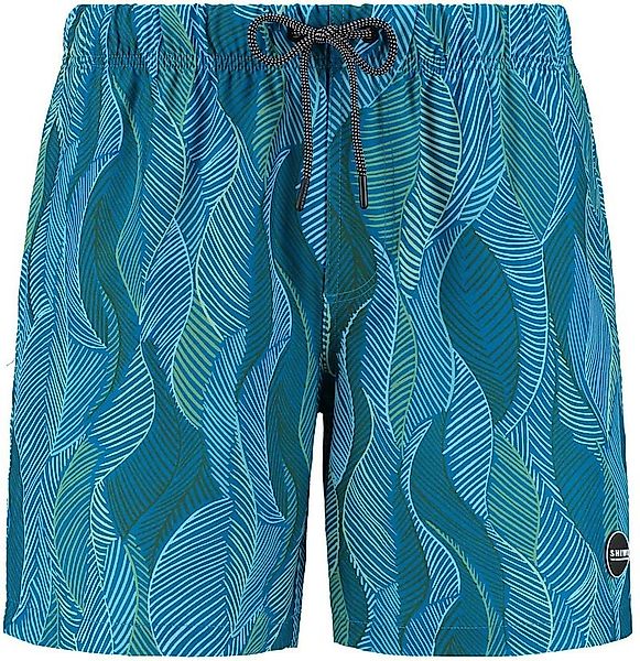 Shiwi Badeshorts Blätter Blau - Größe L günstig online kaufen